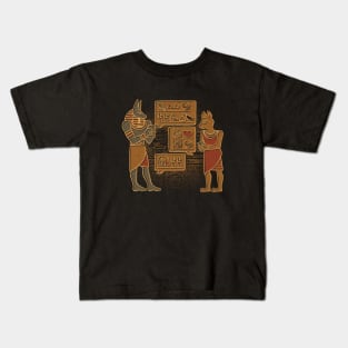 Hieroglyph Chat App by Tobe Fonseca Kids T-Shirt